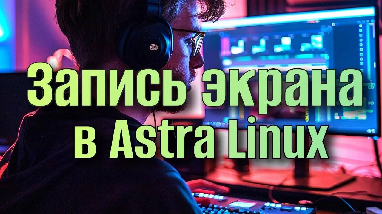 Запись экрана Astra Linux ffmpeg смотреть онлайн