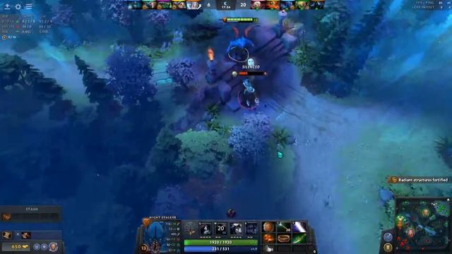 Dota 2 Night stalker Rampage!! смотреть онлайн