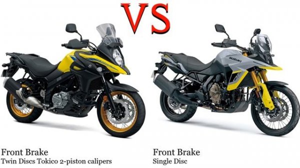 Suzuki V Strom 650 vs Suzuki V Strom 800 Test specification comparison