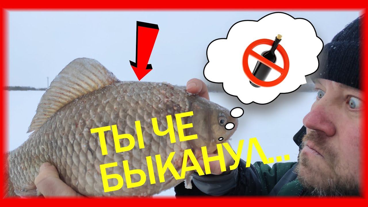 УБОЙНАЯ РЫБАЛКА ЗИМОЙ/ КАРАСЬ РВЕТ СЕТИ/ ПРОВЕРКА СЕТЕЙ/ смотреть онлайн