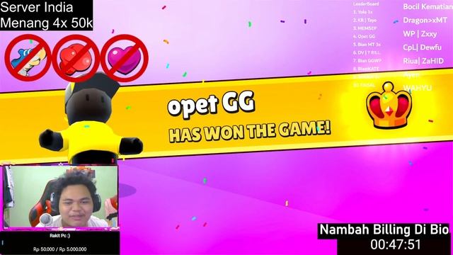 Tournament Stumbleguys DAPAT DUIT?!! - Stumbleguys Indonesia смотреть онлайн