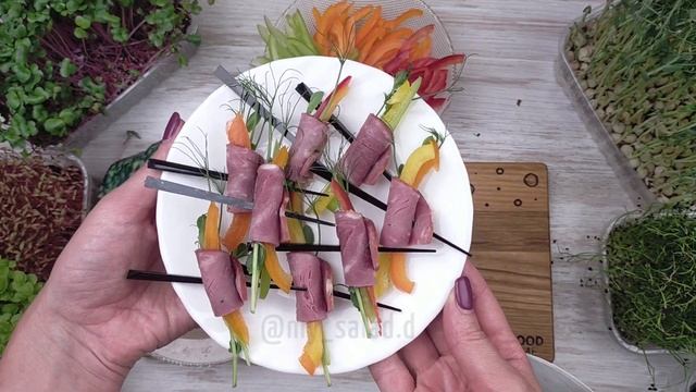 Таких оригинальных КАНАПЕ Вы еще не делали! КАНАПЕ на праздничный стол*My SALAD