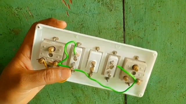 Electric Extension Board Wiring Connection/4 Socket 1 Switch Extension Board Wiring смотреть онлайн