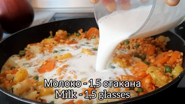 Очень БЫСТРЫЙ УЖИН в одной сковороде на скорую руку!//Simple, tasty dinner recipe! смотреть онлайн