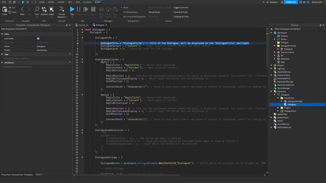 How to make a dialogue prompt - ROBLOX STUDIO смотреть онлайн