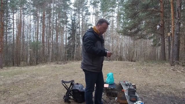 Весенняя прогулка в сосновый бор, завтрак в лесу ! смотреть онлайн