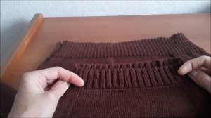 Как связать горловину  Как оформить горловину на вязальной машине