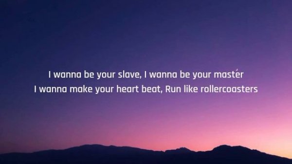 Måneskin - I WANNA BE YOUR SLAVE (Lyrics/Song)