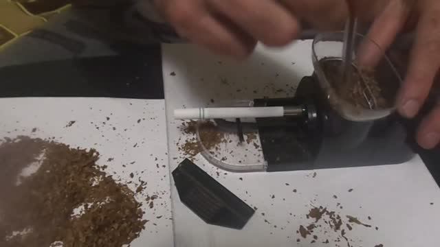 Изготовление Сигарет из Натурального Табака Своего Урожая Механической и Электрической Машинкой. смотреть онлайн