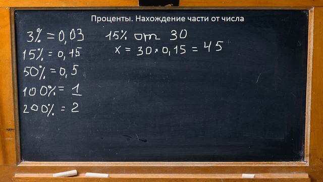 Алгебра 9 класс Проценты Часть от числа смотреть онлайн