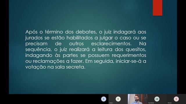 Prof. Guilherme Schlittler - Procedimento do Júri - 3ª parte (15.05.2020) смотреть онлайн