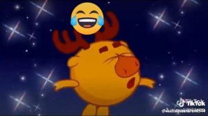 Лосяш кукарекает