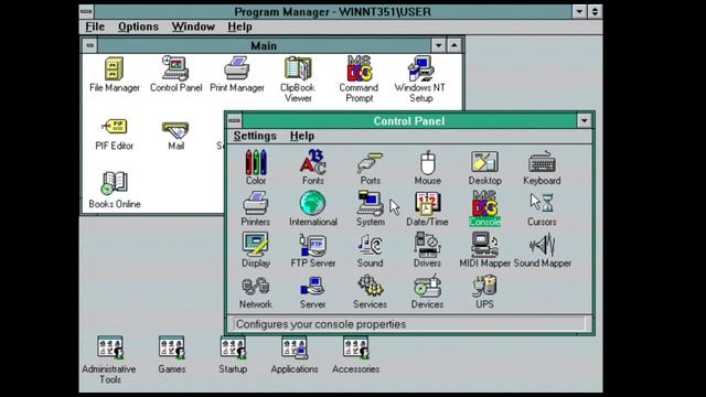 Windows NT 3.51 Limbo x86 смотреть онлайн