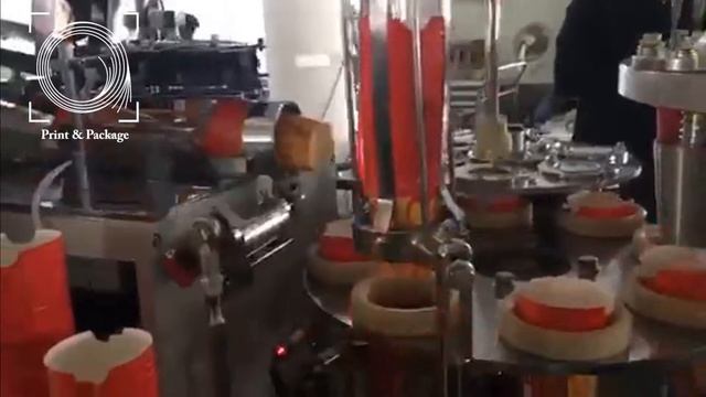Производство стаканов баттерфляй для картофеля фри на машине ZBJ X13 смотреть онлайн