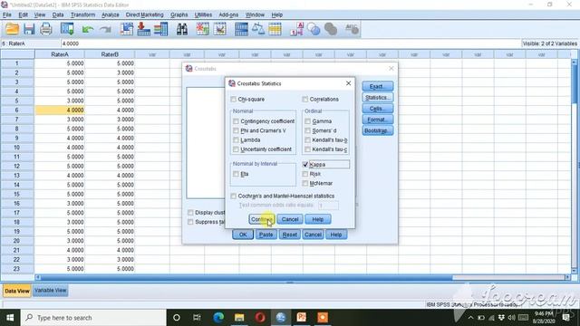 How to calculate Cohen’s Kappa in SPSS смотреть онлайн