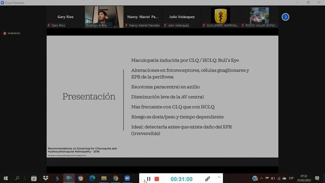 retinopatía toxica medicamentosa смотреть онлайн