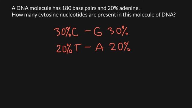 How to find nucleotide ratio of the DNA смотреть онлайн
