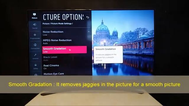 Picture Option menu in LG TV and its different picture options смотреть онлайн