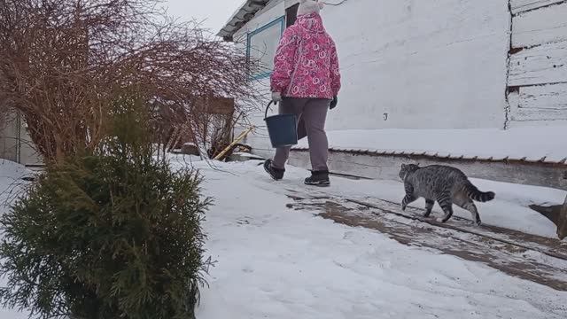 Жизнь женщины в селе/ Тяжело и радостно.БЛИНЫ.ЧЕБУРЕКИ.ЗЕФИР. смотреть онлайн