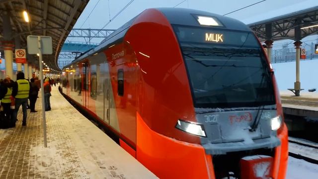 Электропоезд ЭС2Г-048 "Ласточка", станция МЦК Андроновка смотреть онлайн