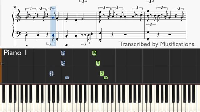 Xilam's Paprika ~ Opening Theme Song ~ Piano Solo & Duet Tutorial смотреть онлайн