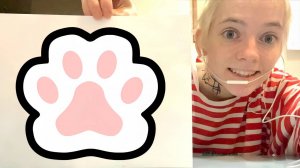 НАРИСОВАЛА И РАСКРАСИЛА ТАБА ЛАПКУ