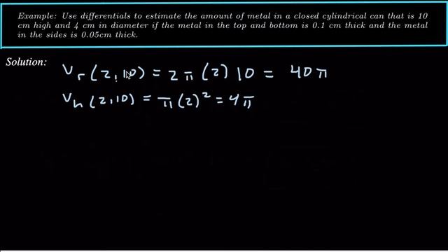 Use Differentials to Estimate the Amount of Metal in a Cylindrical Can смотреть онлайн