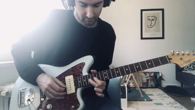 Impro #34 chill hiphop jam loops with only one guitar neo soul lofi indie Jazzmaster squier смотреть онлайн