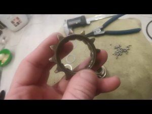 мой  kugooo v1 замена разборка задней звёзды  VID 20220405 172908