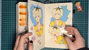 глупый обзор на скетчбук🐏