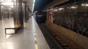 81-717/714.5М на станции «Проспект космонавтов» Екатеринбургский метрополитен