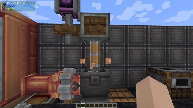 Minecraft Create Dreams and Desires - Kinetic Motor, Deforesting Saw, Hydraulic Press смотреть онлайн