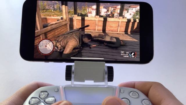 Sniper Elite 4 on iPhone 13 Pro Max gameplay via iOS STADIA | how is the cloud gaming on iPhone? смотреть онлайн