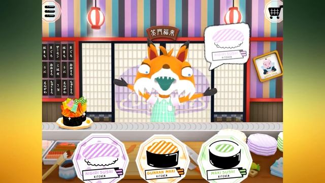 Kids Learn To Make Yummy Sushi - Play TO-FU Oh!SUSHI Kitchen Game For Children and Toddlers смотреть онлайн