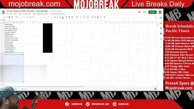 SB 20/21 PRIZM FAST/SPECTRA TMALL 2 BOX BREAK#3 DRAW смотреть онлайн
