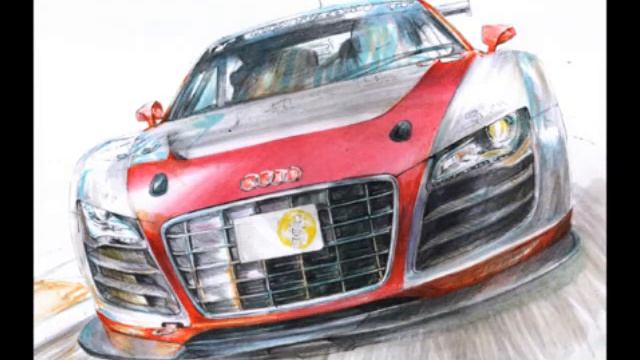 【＃024】AUDI　R8　LMS drawing.wmv смотреть онлайн