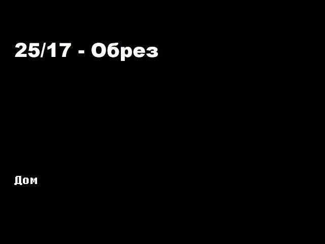 25/17 - Обрез