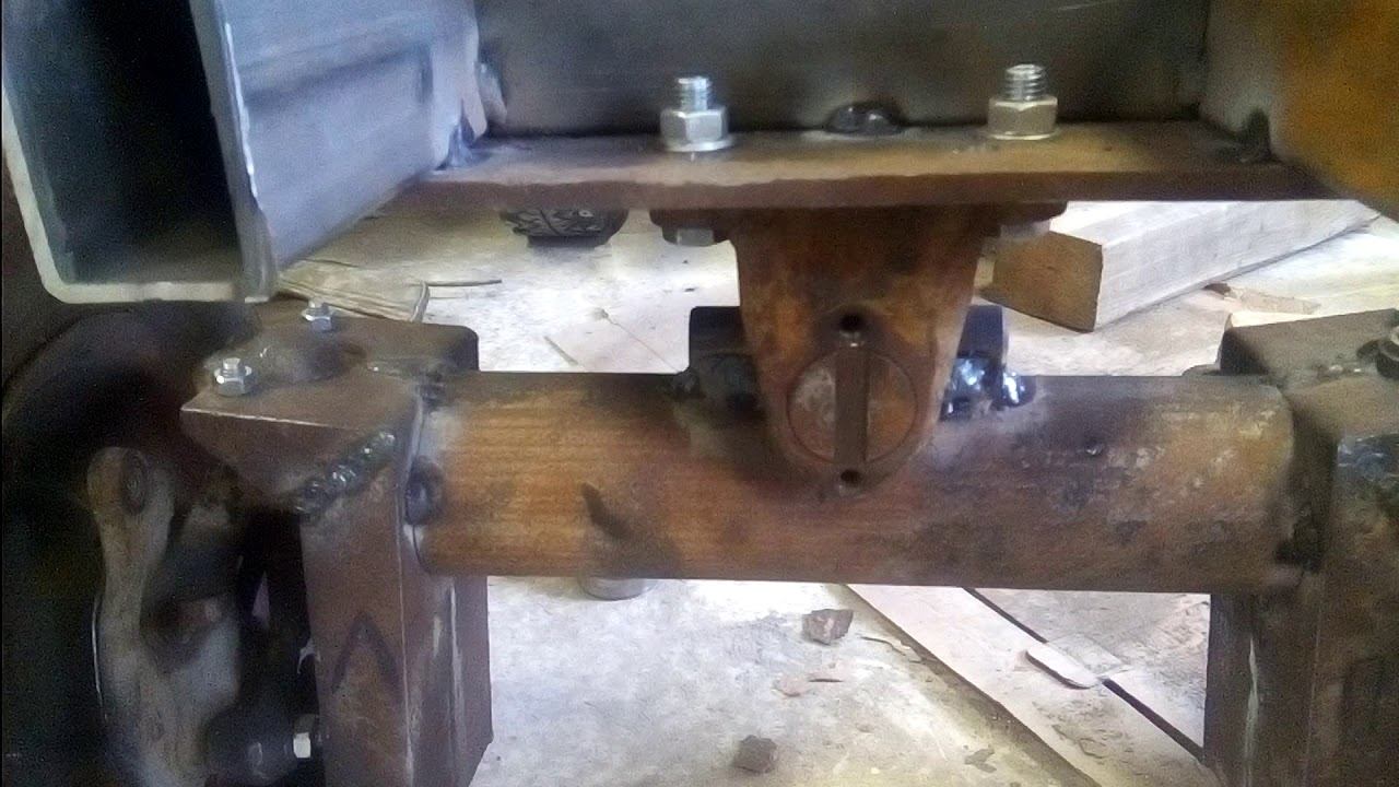 Минитрактор. Передняя балка готова. смотреть онлайн