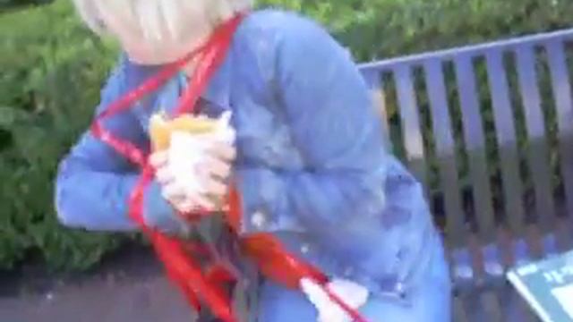 Bound Hisoka Trying To Eat A Cheese Burger