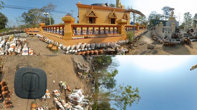 VR 360° Wat Pa Kham Hua Chang พ่อปู่คำหัวช้าง Thailand смотреть онлайн