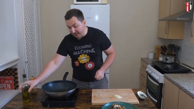 Mushroom Garlic And Olive Oil Linguine | 15min Pasta Recipe