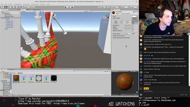 Writing a custom plaid shader for this goose in Unity for VRChat смотреть онлайн