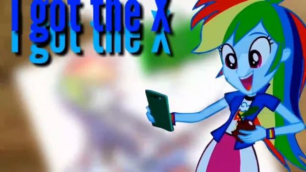 Rainbow dash - X-ray (Inspo~ xGalactic Dream)