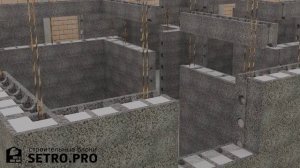 Как построить дом из несъемной опалубки.