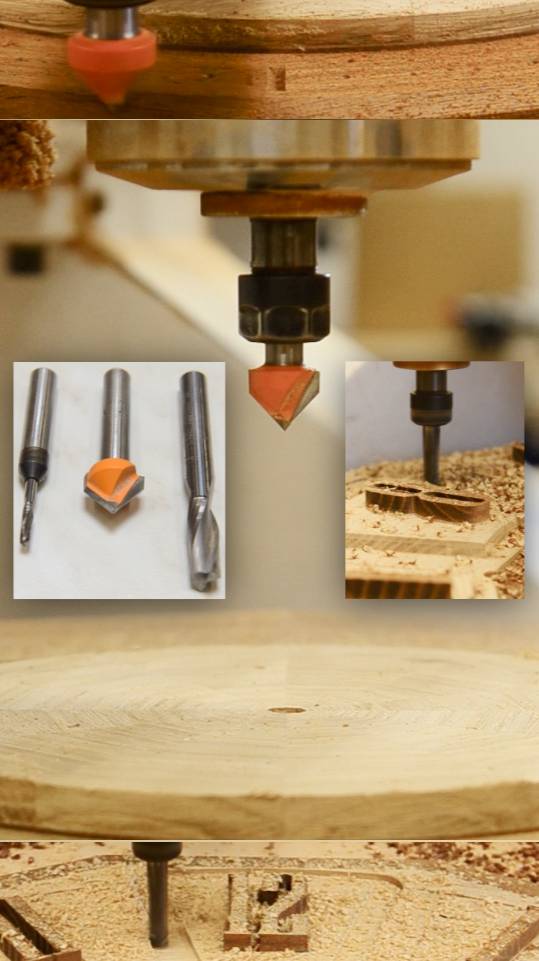 Как работают гравировальные и пазовые фрезы CMT на станке ЧПУ по дереву | Мастерская Максима Козлова смотреть онлайн