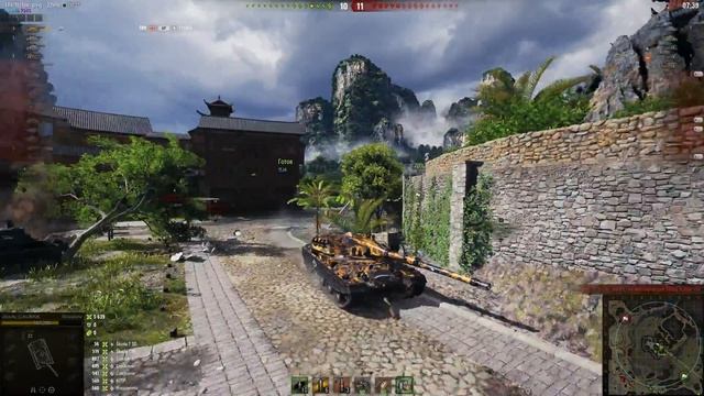 World of Tanks Rinoceronte 10000 K damage Best Replays смотреть онлайн