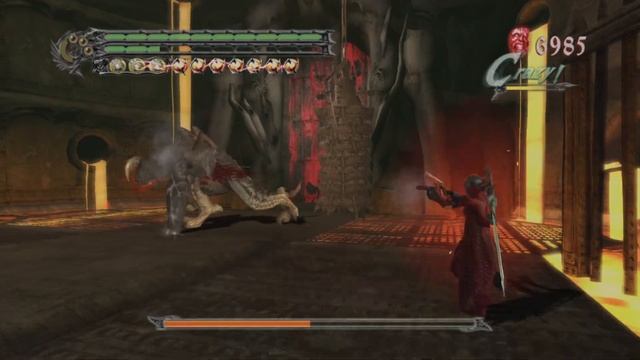 Devil May Cry 3 - Beowulf boss fight on DMD смотреть онлайн