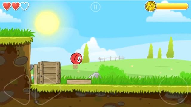 КРАСНЫЙ ШАРИК против чёрного квадрата #1, игра red ball 4 на Mr. Crash детям смотреть онлайн