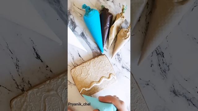 Имбирный пряник. Роспись глазурью. Пряники для начинающих. смотреть онлайн