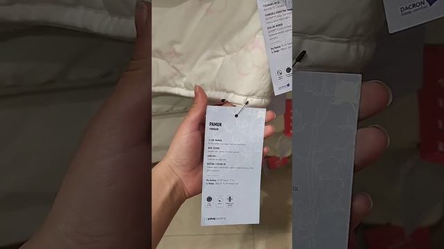 YATAŞ ÇALIŞANI OLARAK HANGİ YORGANLARI YASTIKLARI TERCİH ETTİM KISA VİDEO✨ смотреть онлайн